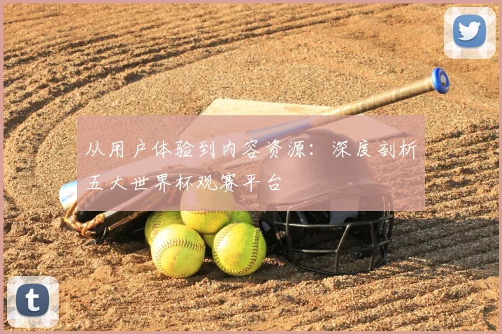 从用户体验到内容资源：深度剖析五大世界杯观赛平台